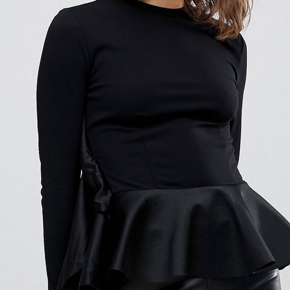 ASOS peplum top